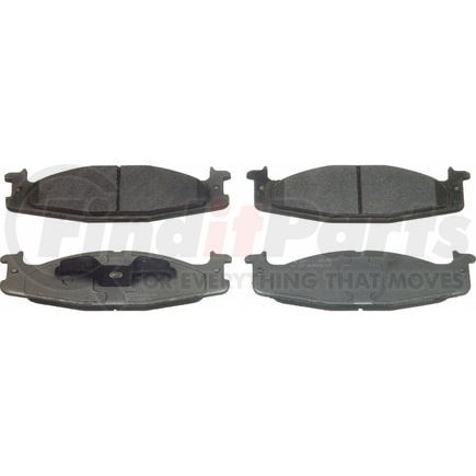 Wagner MX632 Disc Brake Pad Set Wagner Brake ThermoQuiet MX632 Semi-Metallic Disc Brake Pad Set
