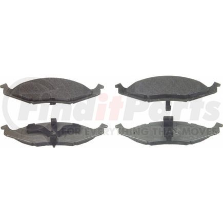 Wagner MX633 Disc Brake Pad Set Wagner Brake ThermoQuiet MX633 Semi-Metallic Disc Brake Pad Set