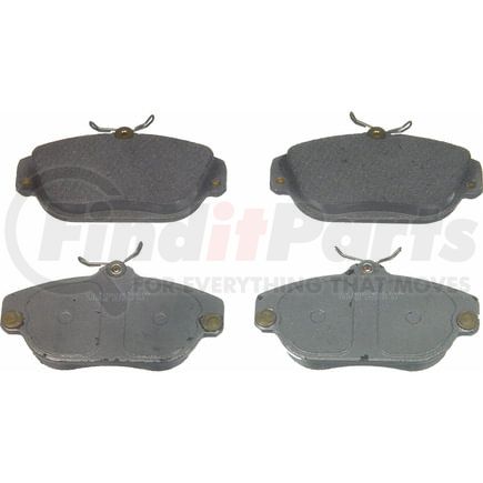 Wagner MX634 Disc Brake Pad Set Wagner Brake ThermoQuiet MX634 Semi-Metallic Disc Brake Pad Set