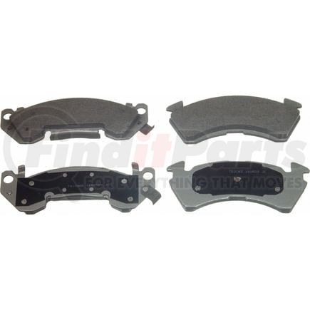 Wagner MX614A Disc Brake Pad Set Wagner Brake ThermoQuiet MX614A Semi-Metallic Disc Brake Pad Set