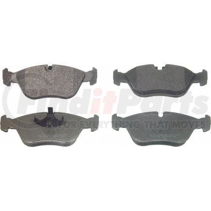 Wagner MX618 Disc Brake Pad Set Wagner Brake ThermoQuiet MX618 Semi-Metallic Disc Brake Pad Set