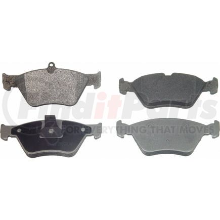 Wagner MX644 Disc Brake Pad Set Wagner ThermoQuiet MX644 Semi-Metallic Disc Brake Pad Set
