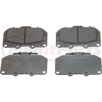 Wagner MX647 Disc Brake Pad Set Wagner Brake ThermoQuiet MX647 Semi-Metallic Disc Brake Pad Set