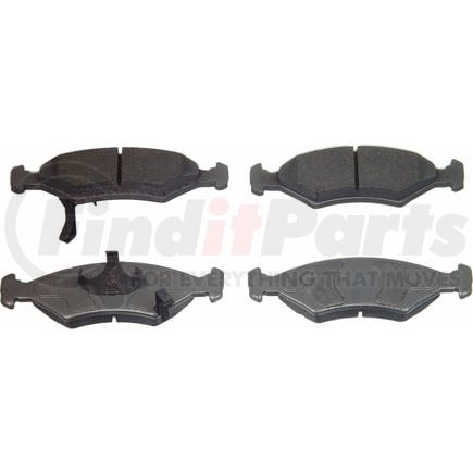 Wagner MX649 Disc Brake Pad Set Wagner Brake ThermoQuiet MX649 Semi-Metallic Disc Brake Pad Set