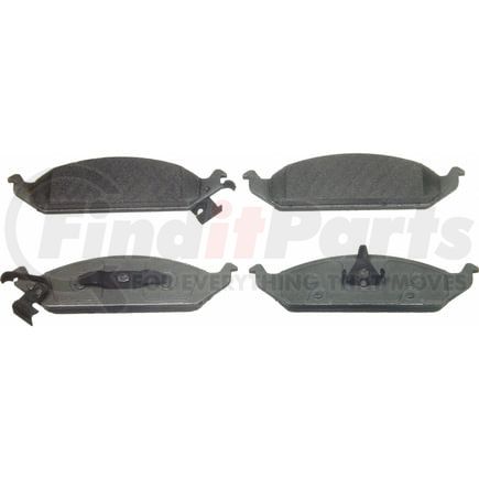 Wagner MX650A Disc Brake Pad Set Wagner Brake ThermoQuiet MX650A Semi-Metallic Disc Brake Pad Set