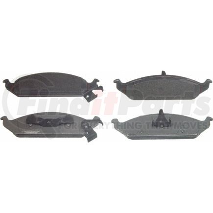 Wagner MX650 Disc Brake Pad Set Wagner Brake ThermoQuiet MX650 Semi-Metallic Disc Brake Pad Set
