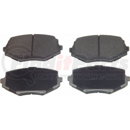 Wagner MX635 Disc Brake Pad Set Wagner Brake ThermoQuiet MX635 Semi-Metallic Disc Brake Pad Set