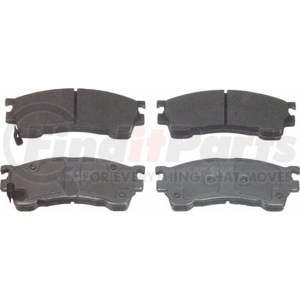 Wagner MX637 Disc Brake Pad Set Wagner Brake ThermoQuiet MX637 Semi-Metallic Disc Brake Pad Set