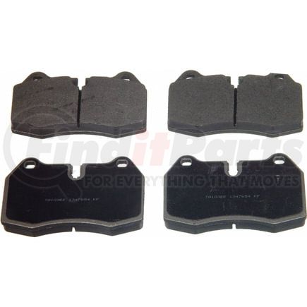 Wagner MX639 Disc Brake Pad Set Wagner Brake ThermoQuiet MX639 Semi-Metallic Disc Brake Pad Set