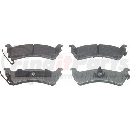 Wagner MX666 Disc Brake Pad Set Wagner Brake ThermoQuiet MX666 Semi-Metallic Disc Brake Pad Set