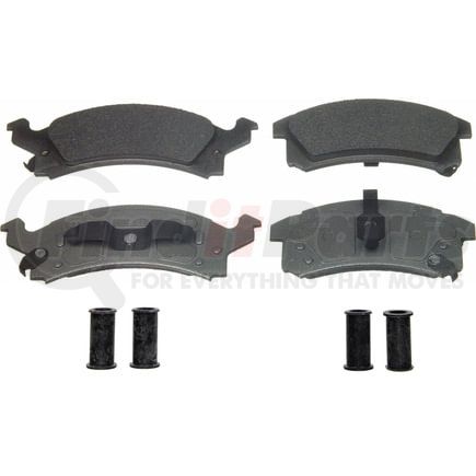 Wagner MX673 Disc Brake Pad Set Wagner Brake ThermoQuiet MX673 Semi-Metallic Disc Brake Pad Set