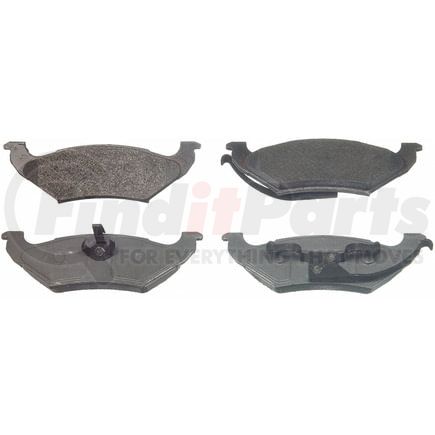 Wagner MX662 Disc Brake Pad Set Wagner Brake ThermoQuiet MX662 Semi-Metallic Disc Brake Pad Set