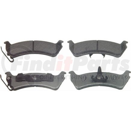 Wagner MX664 Disc Brake Pad Set Wagner Brake ThermoQuiet MX664 Semi-Metallic Disc Brake Pad Set
