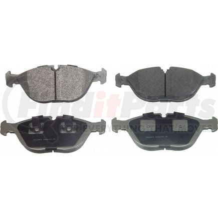 Wagner MX682 Disc Brake Pad Set Wagner Brake ThermoQuiet MX682 Semi-Metallic Disc Brake Pad Set