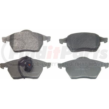 Wagner MX687A Disc Brake Pad Set Wagner Brake ThermoQuiet MX687A Semi-Metallic Disc Brake Pad Set