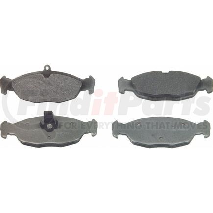 Wagner MX688A Disc Brake Pad Set Wagner Brake ThermoQuiet MX688A Semi-Metallic Disc Brake Pad Set