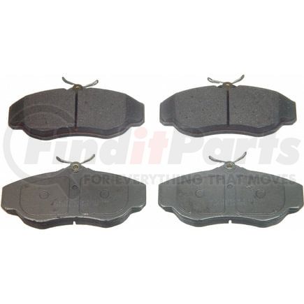 Wagner MX676 Disc Brake Pad Set Wagner Brake ThermoQuiet MX676 Semi-Metallic Disc Brake Pad Set