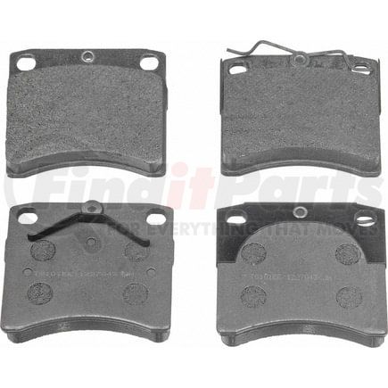 Wagner MX703 Disc Brake Pad Set Wagner Brake ThermoQuiet MX703 Semi-Metallic Disc Brake Pad Set