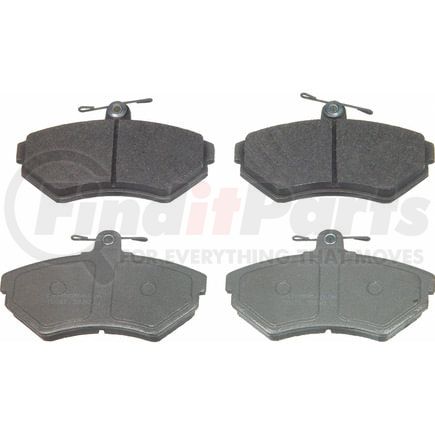 Wagner MX704 Disc Brake Pad Set Wagner Brake ThermoQuiet MX704 Semi-Metallic Disc Brake Pad Set