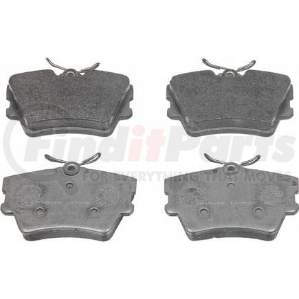 Wagner MX706 Disc Brake Pad Set Wagner Brake ThermoQuiet MX706 Semi-Metallic Disc Brake Pad Set