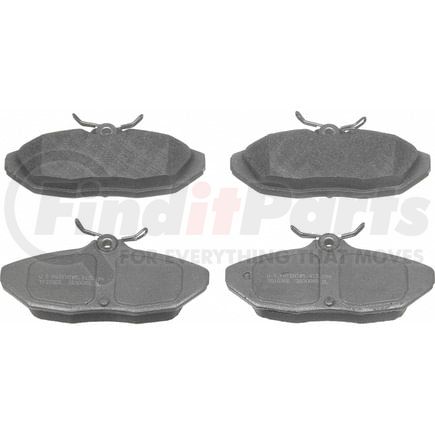 Wagner MX708 Disc Brake Pad Set Wagner Brake ThermoQuiet MX708 Semi-Metallic Disc Brake Pad Set