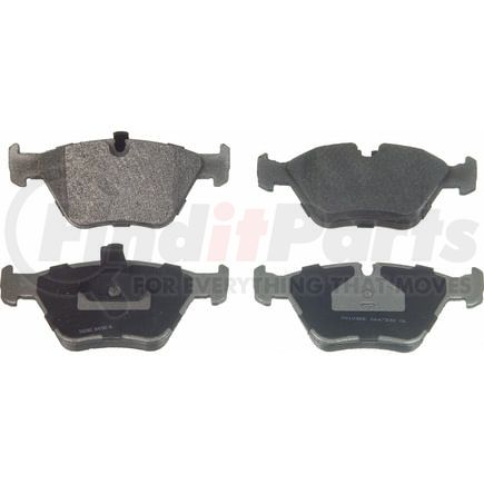 Wagner MX725 Disc Brake Pad Set Wagner Brake ThermoQuiet MX725 Semi-Metallic Disc Brake Pad Set