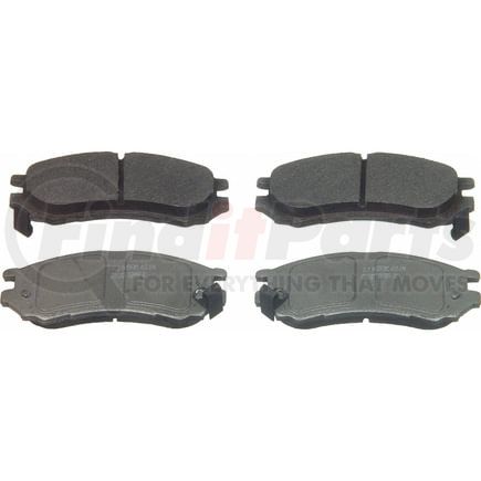Wagner MX728 Disc Brake Pad Set Wagner Brake ThermoQuiet MX728 Semi-Metallic Disc Brake Pad Set