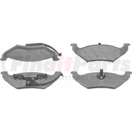 Wagner MX715 Disc Brake Pad Set Wagner ThermoQuiet MX715 Semi-Metallic Disc Brake Pad Set