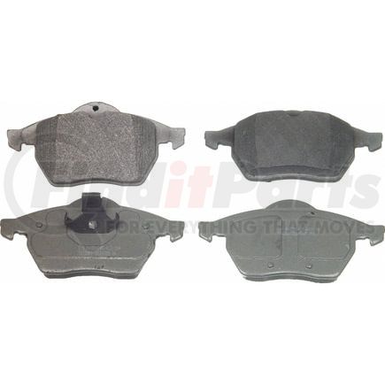 Wagner MX736 Disc Brake Pad Set Wagner ThermoQuiet MX736 Semi-Metallic Disc Brake Pad Set