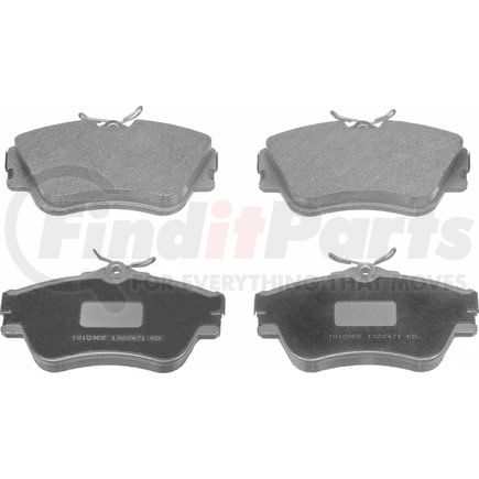 Wagner MX742 Disc Brake Pad Set Wagner Brake ThermoQuiet MX742 Semi-Metallic Disc Brake Pad Set
