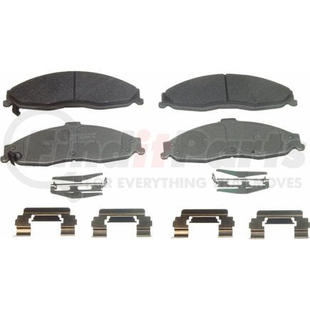 Wagner MX749 Disc Brake Pad Set Wagner Brake ThermoQuiet MX749 Semi-Metallic Disc Brake Pad Set