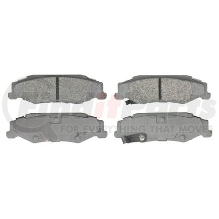 Wagner MX732B Disc Brake Pad Set Wagner Brake ThermoQuiet MX732B Semi-Metallic Disc Brake Pad Set