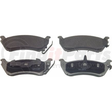 Wagner MX761 Disc Brake Pad Set Wagner Brake ThermoQuiet MX761 Semi-Metallic Disc Brake Pad Set