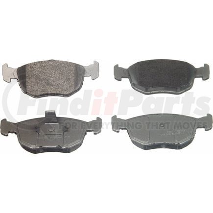 Wagner MX762 Disc Brake Pad Set Wagner Brake ThermoQuiet MX762 Semi-Metallic Disc Brake Pad Set