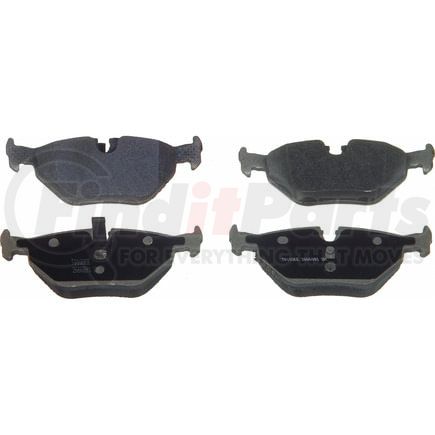 Wagner MX763 Disc Brake Pad Set Wagner Brake ThermoQuiet MX763 Semi-Metallic Disc Brake Pad Set