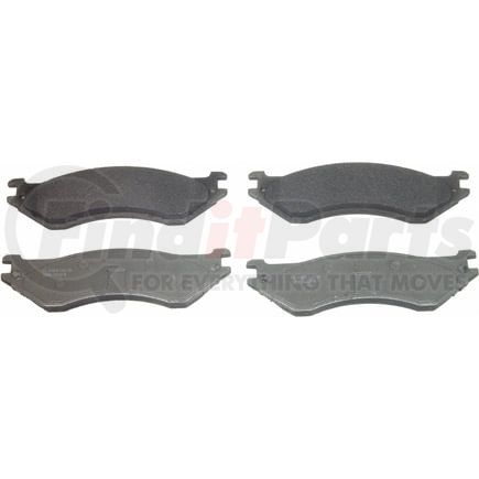 Wagner MX758 Disc Brake Pad Set Wagner Brake ThermoQuiet MX758 Semi-Metallic Disc Brake Pad Set