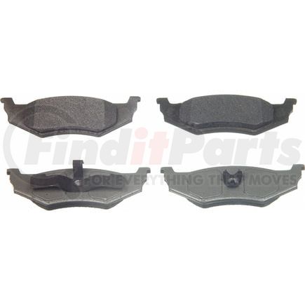 Wagner MX759 Disc Brake Pad Set Wagner Brake ThermoQuiet MX759 Semi-Metallic Disc Brake Pad Set