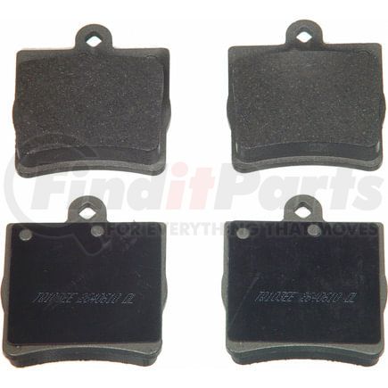 Wagner MX779 Disc Brake Pad Set Wagner Brake ThermoQuiet MX779 Semi-Metallic Disc Brake Pad Set