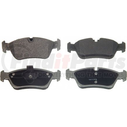 Wagner MX781 Disc Brake Pad Set Wagner Brake ThermoQuiet MX781 Semi-Metallic Disc Brake Pad Set