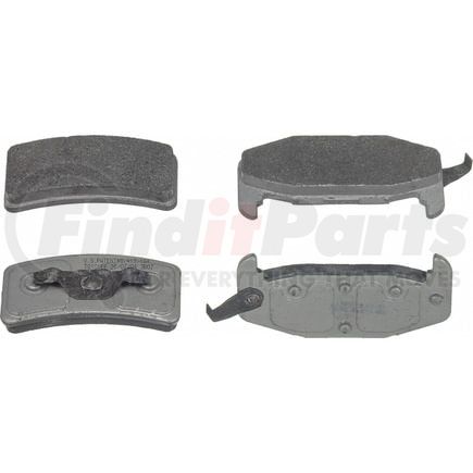 Wagner MX76 Disc Brake Pad Set Wagner ThermoQuiet MX76 Semi-Metallic Disc Brake Pad Set