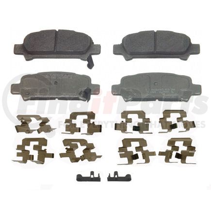 Wagner MX770 Disc Brake Pad Set Wagner Brake ThermoQuiet MX770 Semi-Metallic Disc Brake Pad Set