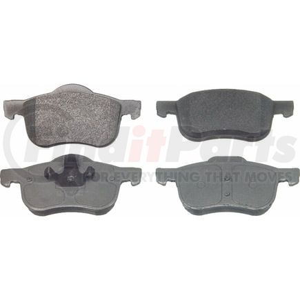 Wagner MX794 Disc Brake Pad Set Wagner Brake ThermoQuiet MX794 Semi-Metallic Disc Brake Pad Set