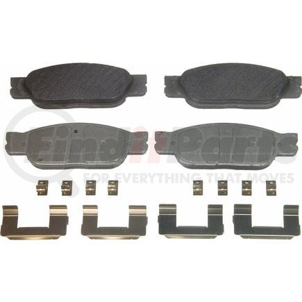 Wagner MX805 Disc Brake Pad Set Wagner Brake ThermoQuiet MX805 Semi-Metallic Disc Brake Pad Set