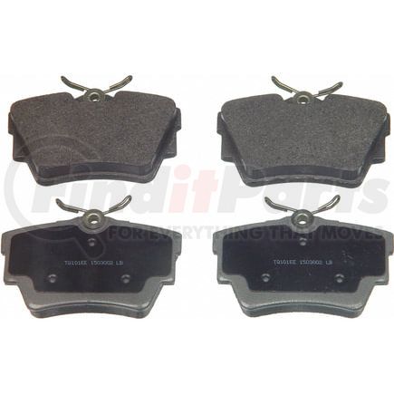 Wagner MX808A Disc Brake Pad Set Wagner Brake ThermoQuiet MX808A Semi-Metallic Disc Brake Pad Set
