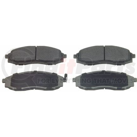 Wagner MX830A Disc Brake Pad Set Wagner Brake ThermoQuiet MX830A Semi-Metallic Disc Brake Pad Set