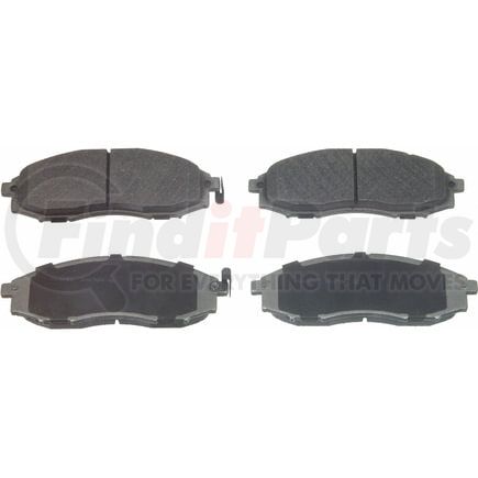 Wagner MX830 Disc Brake Pad Set Wagner Brake ThermoQuiet MX830 Semi-Metallic Disc Brake Pad Set