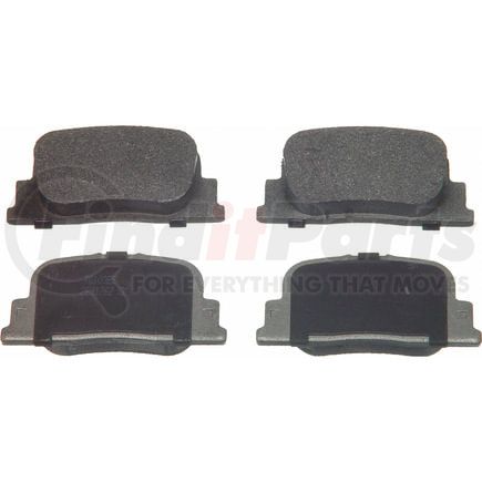 Wagner MX835 Disc Brake Pad Set Wagner Brake ThermoQuiet MX835 Semi-Metallic Disc Brake Pad Set