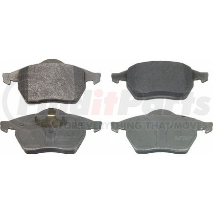 Wagner MX836 Disc Brake Pad Set Wagner Brake ThermoQuiet MX836 Semi-Metallic Disc Brake Pad Set