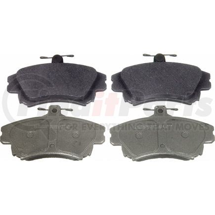 Wagner MX837 Disc Brake Pad Set Wagner Brake ThermoQuiet MX837 Semi-Metallic Disc Brake Pad Set