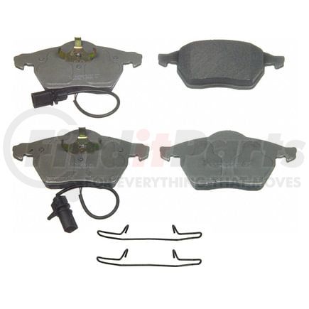Wagner MX840 Disc Brake Pad Set Wagner Brake ThermoQuiet MX840 Semi-Metallic Disc Brake Pad Set
